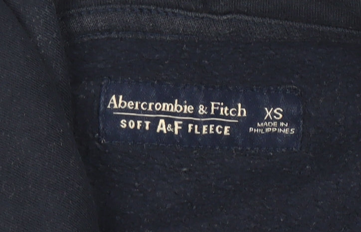 Womens UK Size XS Abercrombie & Fitch Blue Pullover Hoodie