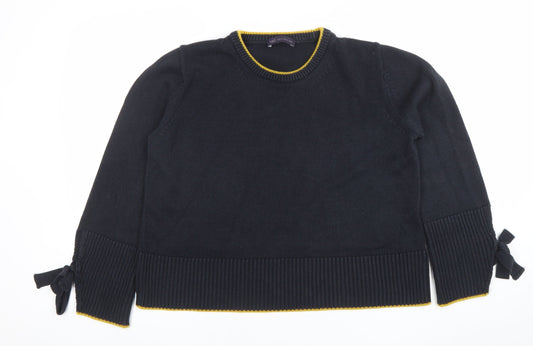 Womens UK Size L Marks and Spencer Black Pullover Jumper