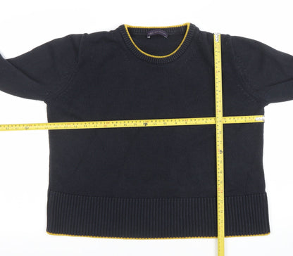 Womens UK Size L Marks and Spencer Black Pullover Jumper