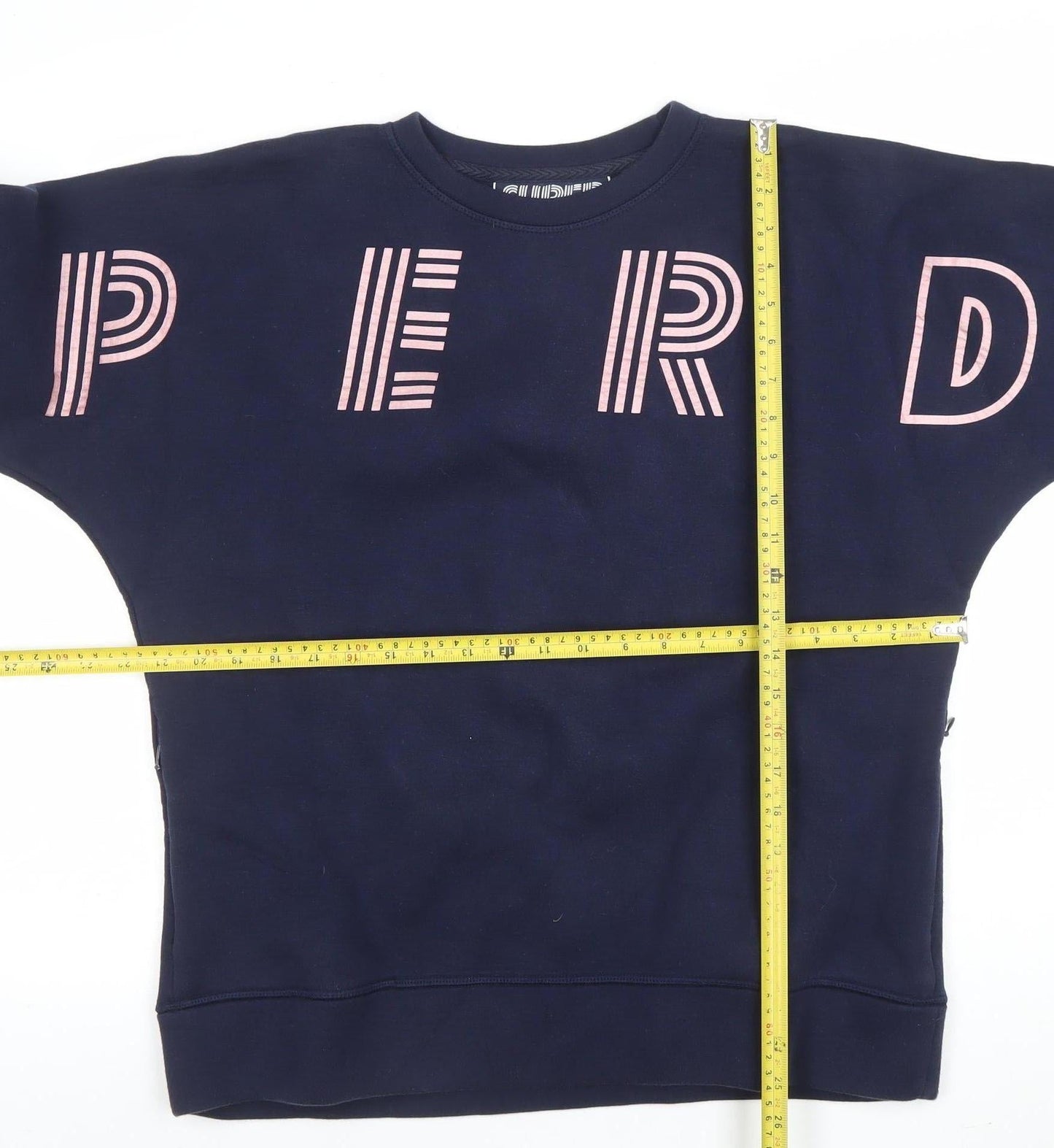 Womens UK Size 14 Superdry Blue Pullover Sweatshirt