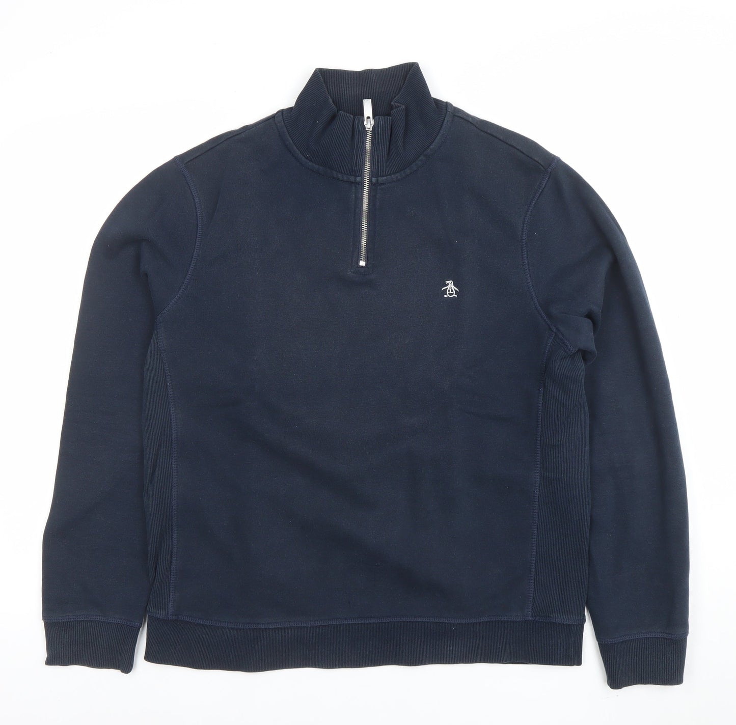 Mens UK Size M Original Penguin Blue Pullover Sweatshirt