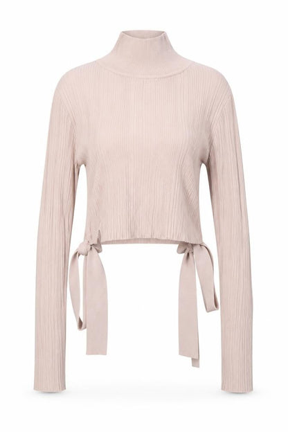 Womens UK Size 12 Zara Beige Cropped Blouse