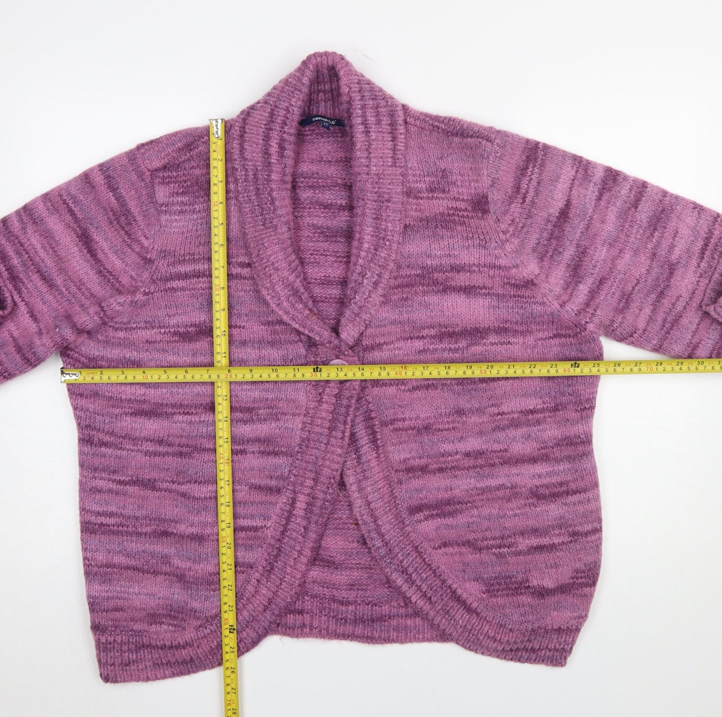 Womens UK Size 22 Debenhams Purple Cardigan Jumper