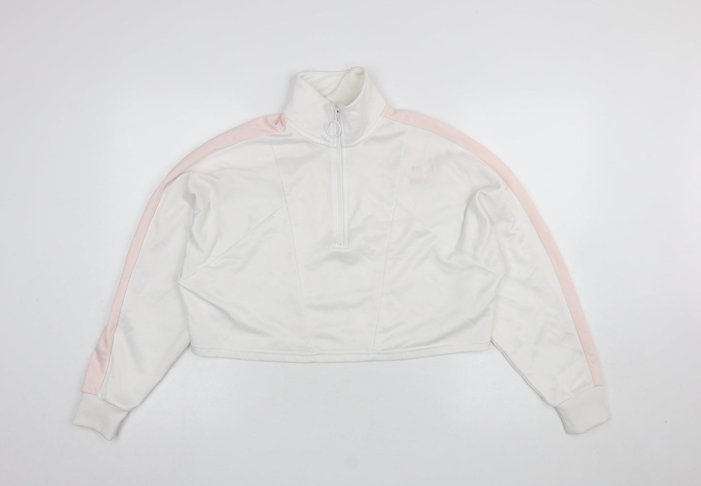 Womens UK Size XS PUMA White Pullover Sweatshirt