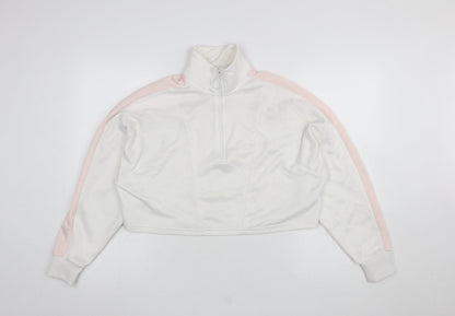 Womens UK Size XS PUMA White Pullover Sweatshirt