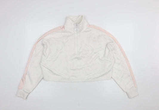 Womens UK Size XS PUMA White Pullover Sweatshirt