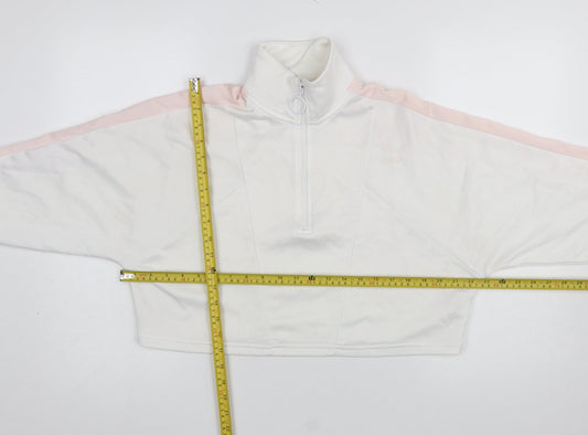 Womens UK Size XS PUMA White Pullover Sweatshirt