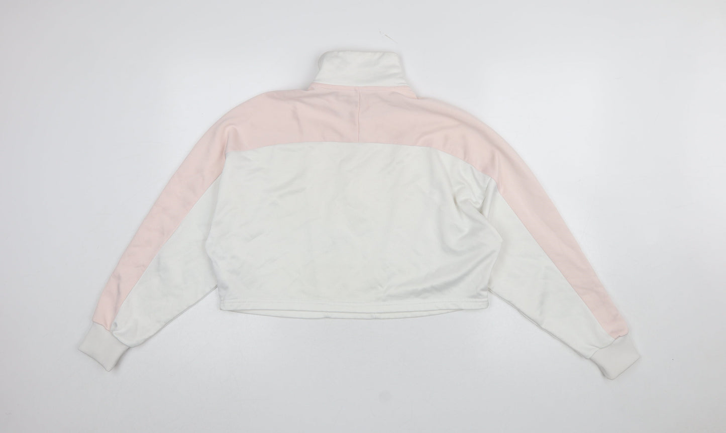 Womens UK Size XS PUMA White Pullover Sweatshirt