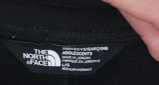 Boys UK Size L The North Face Regular Fit Jogger Black Trousers