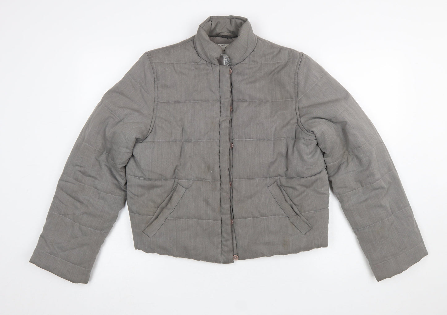 Womens UK Size S Armani Exchange Grey Puffer Jacket