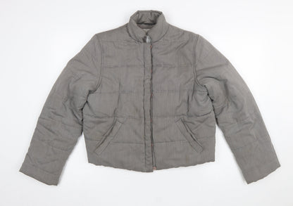 Womens UK Size S Armani Exchange Grey Puffer Jacket