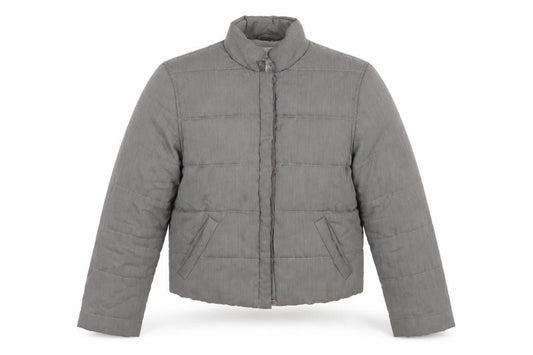 Womens UK Size S Armani Exchange Grey Puffer Jacket