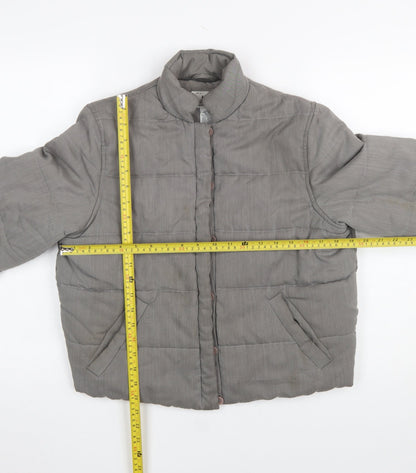 Womens UK Size S Armani Exchange Grey Puffer Jacket