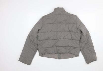Womens UK Size S Armani Exchange Grey Puffer Jacket