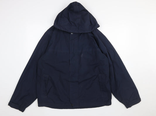 Regatta Men's Blue L Waterproof Hooded Rain Jacket 42in