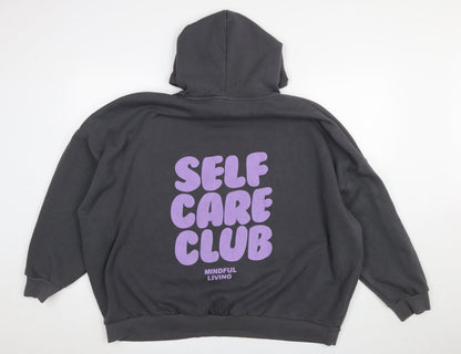 Womens UK Size 2XL Dunnes Stores Grey Pullover Hoodie