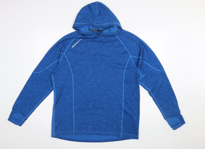 Womens UK Size M Skechers Blue Pullover Hoodie