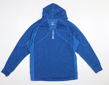 Womens UK Size M Skechers Blue Pullover Hoodie