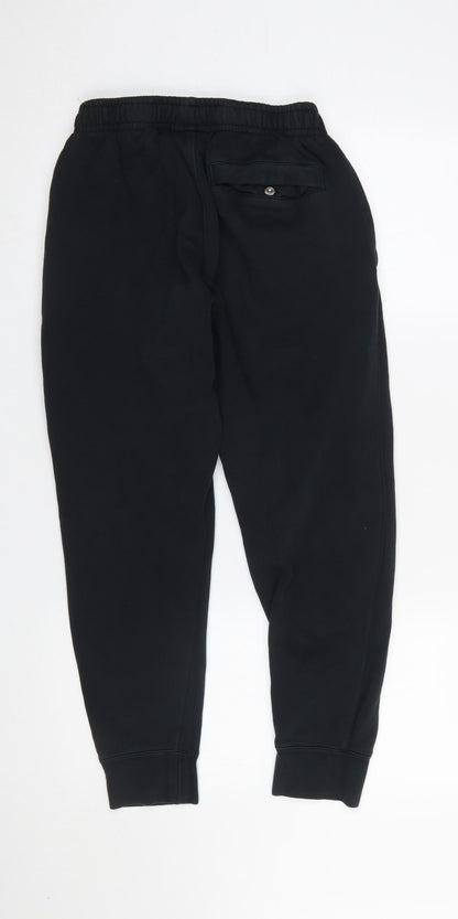 Womens UK Size S Nike Regular Fit Jogger Black Trousers