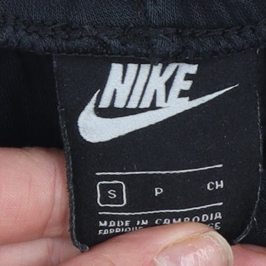 Womens UK Size S Nike Regular Fit Jogger Black Trousers