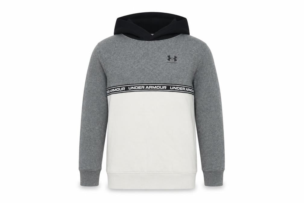 Boys UK Size M Under armour Grey Pullover Hoodie