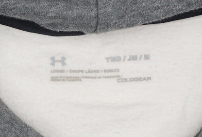 Boys UK Size M Under armour Grey Pullover Hoodie