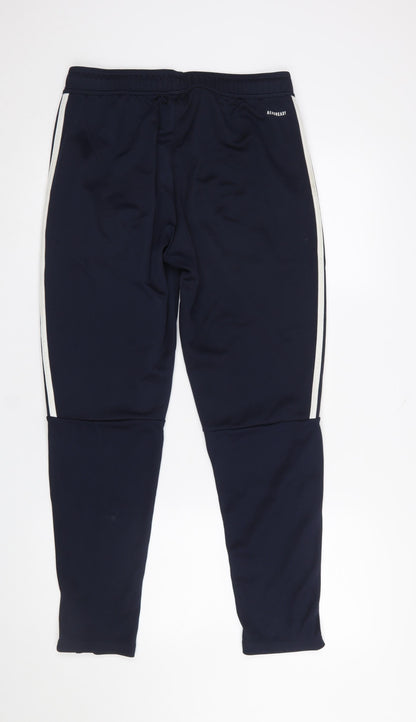 Mens UK Size M adidas Slim Fit Jogger Blue Trousers