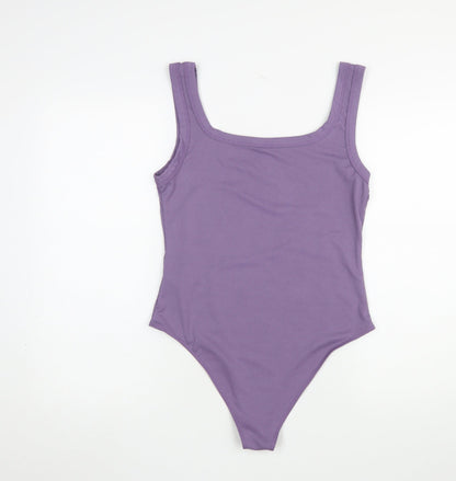Womens UK Size L Missguided One-Piece Purple Bodysuit