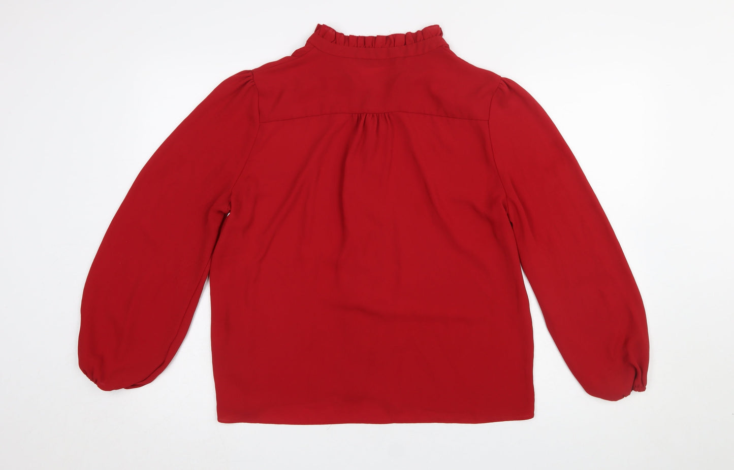 Womens UK Size 14 Dunnes Red Tunic Blouse