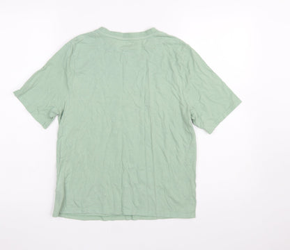 Girls UK Size XS Primark Green Basic T-Shirt