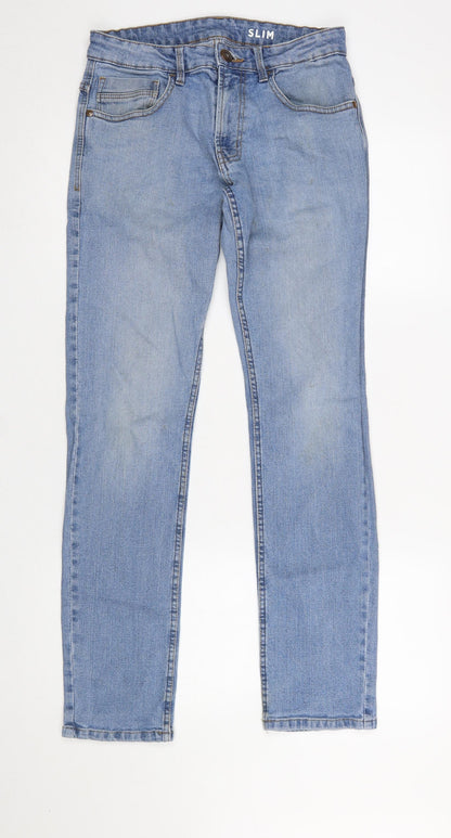 Mens UK Size M Dunnes Stores Slim Fit Straight Blue Jeans