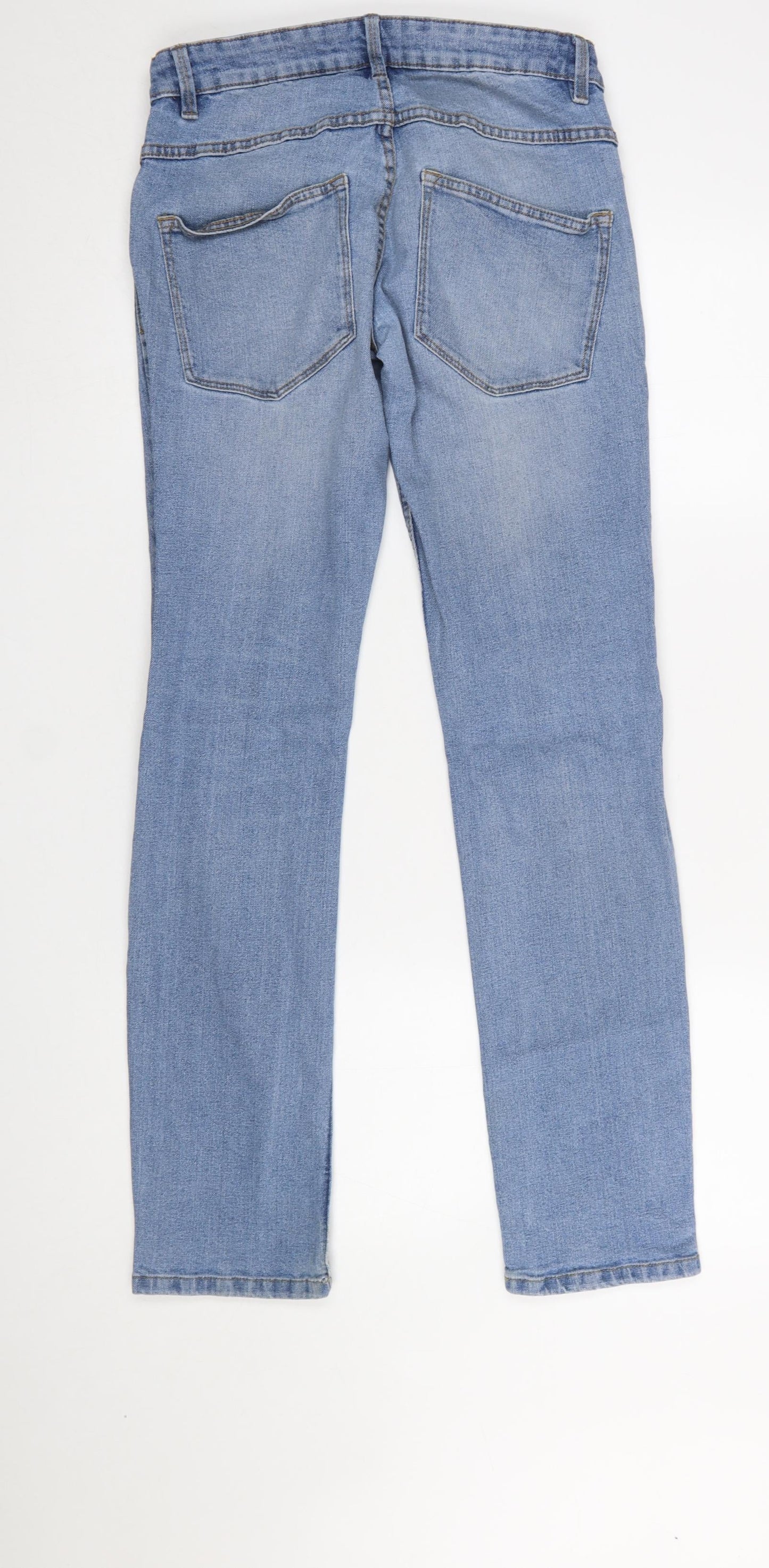 Mens UK Size M Dunnes Stores Slim Fit Straight Blue Jeans
