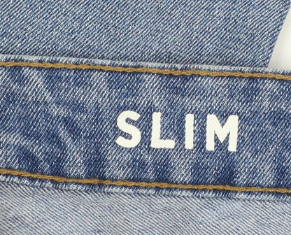 Mens UK Size M Dunnes Stores Slim Fit Straight Blue Jeans