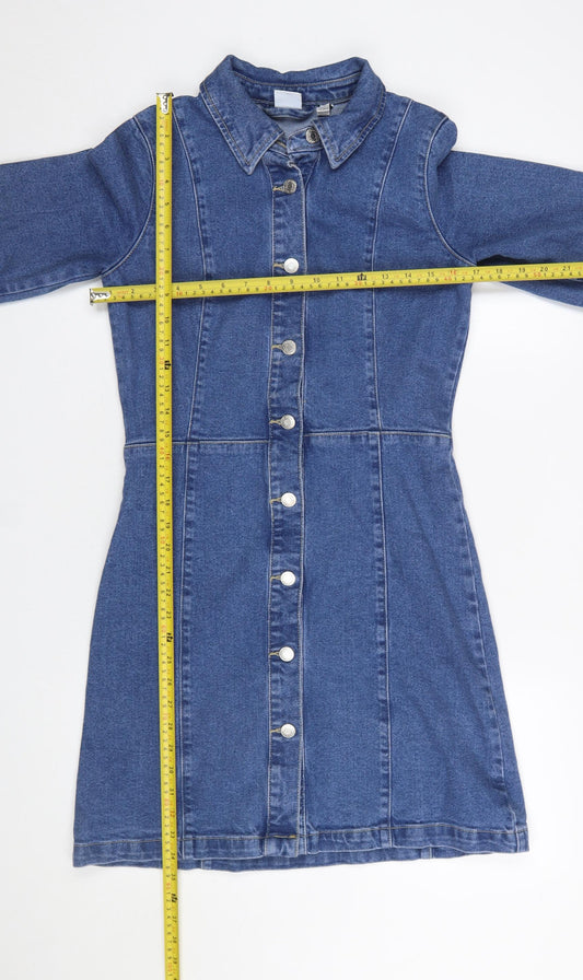 Womens UK Size XS VERO MODA Shirt Dress