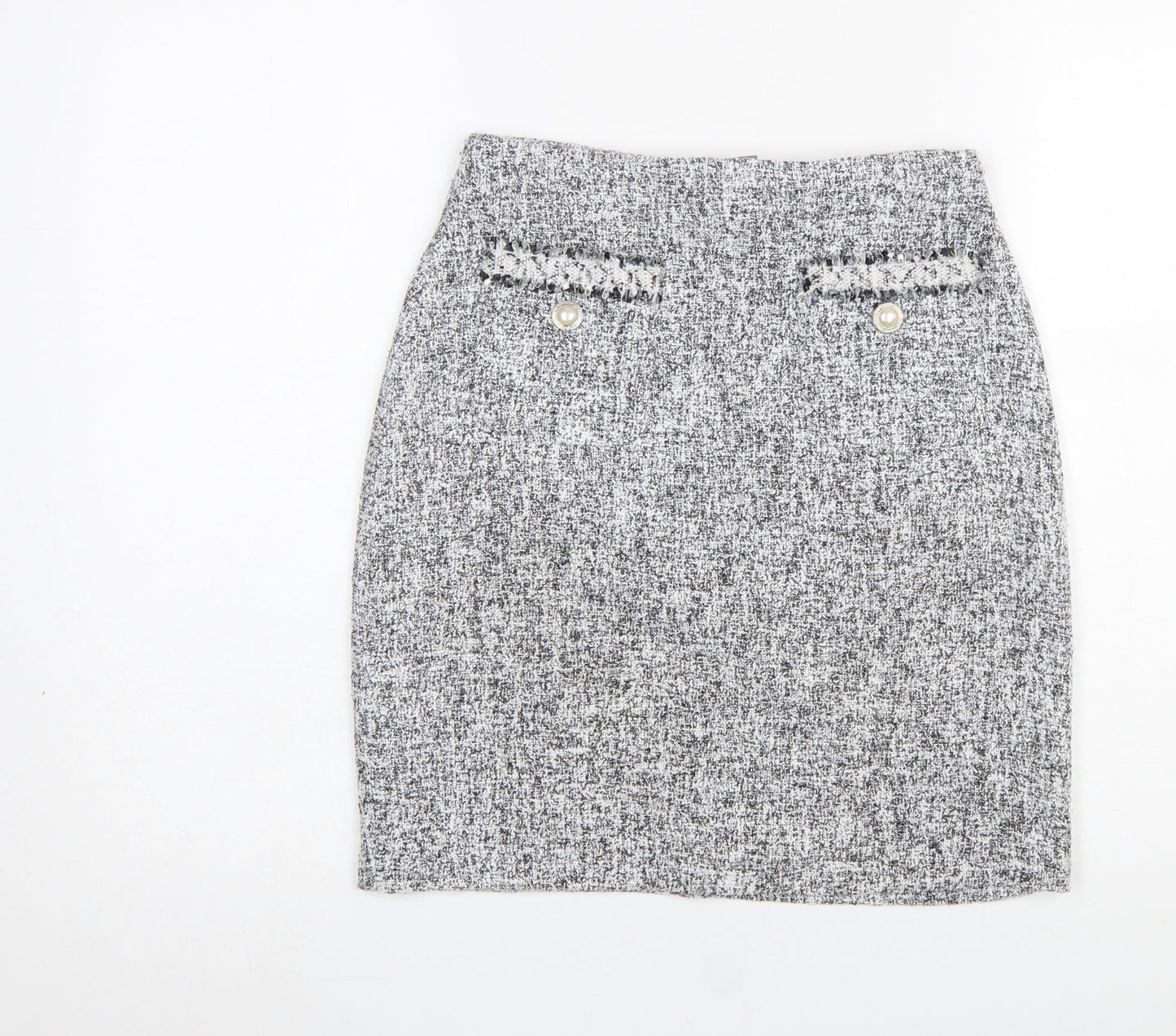 Womens UK Size 8 Dunnes Stores Straight & Pencil Tweed Skirt