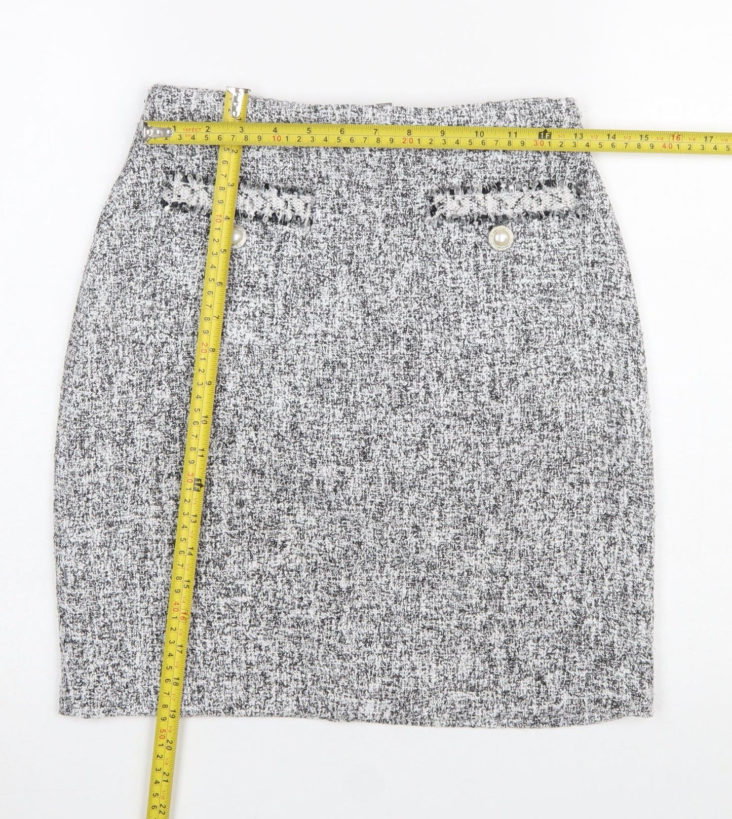 Womens UK Size 8 Dunnes Stores Straight & Pencil Tweed Skirt