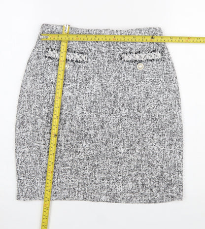 Womens UK Size 8 Dunnes Stores Straight & Pencil Tweed Skirt