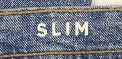 Mens UK Size 30 in Dunnes Stores Slim Fit Straight Blue Jeans