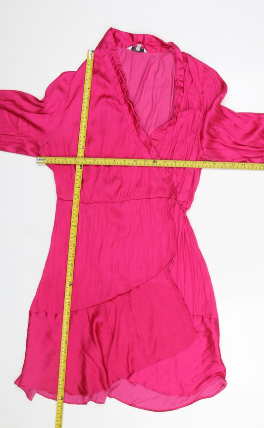 Womens UK Size 16 NEXT Wrap Dress
