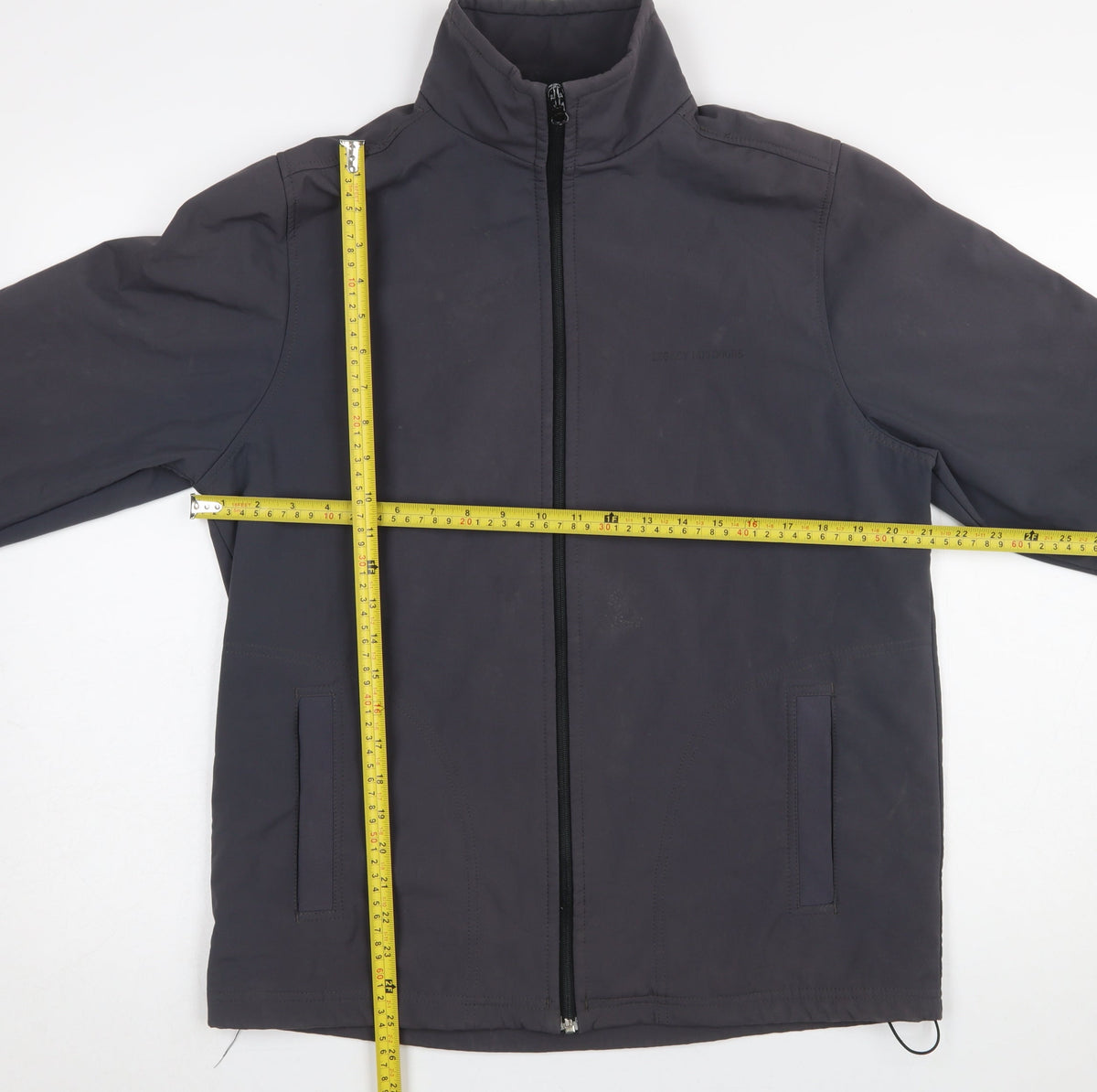 Mens UK Size M Legacy Black Basic Jacket