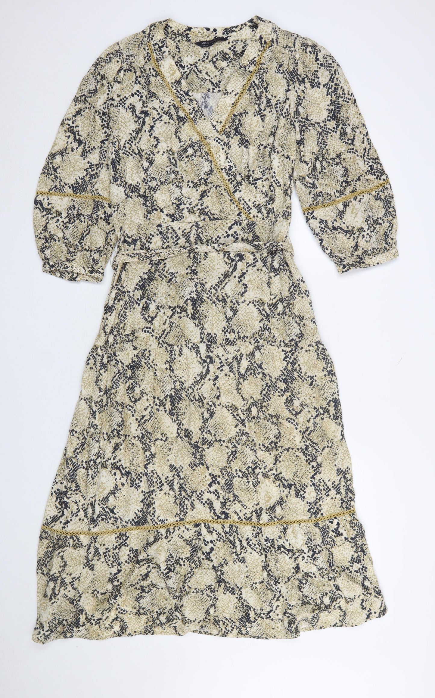 Womens UK Size 8 Marks and Spencer Wrap Dress