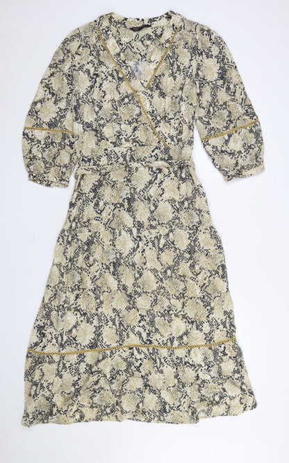 Womens UK Size 8 Marks and Spencer Wrap Dress