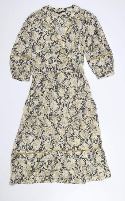 Womens UK Size 8 Marks and Spencer Wrap Dress