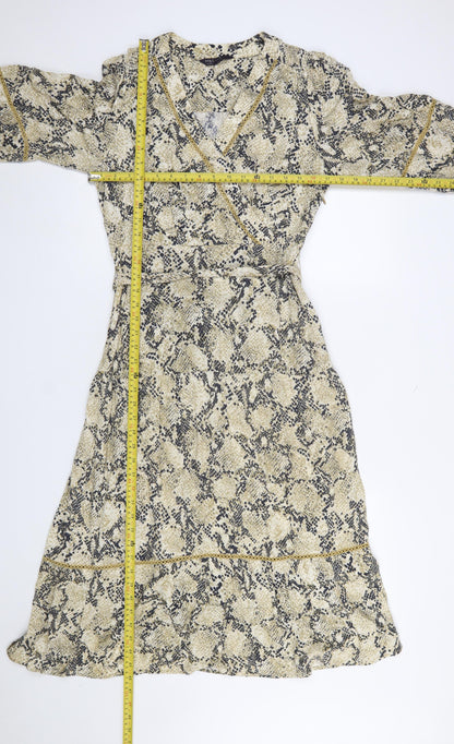 Womens UK Size 8 Marks and Spencer Wrap Dress