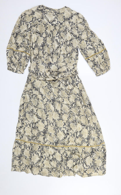 Womens UK Size 8 Marks and Spencer Wrap Dress