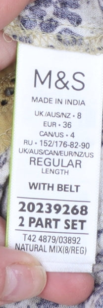 Womens UK Size 8 Marks and Spencer Wrap Dress
