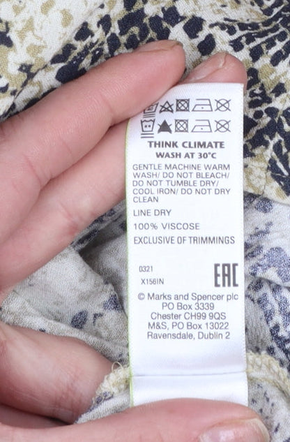 Womens UK Size 8 Marks and Spencer Wrap Dress