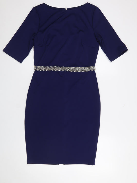Womens UK Size 12 Paper Dolls Bodycon Dress