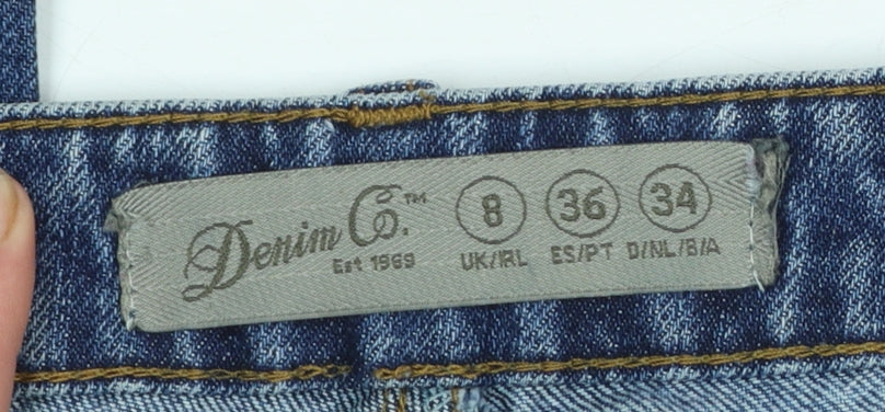 Womens UK Size 8 Denim Co Slim Fit Skinny Blue Jeans