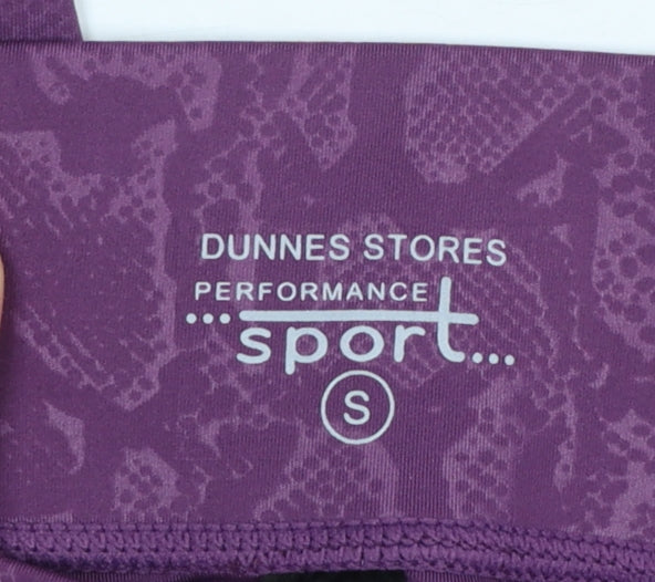 Womens UK Size S Dunnes Stores Slim Fit Leggings Purple Leggings